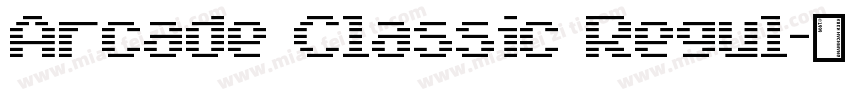 Arcade Classic Regul字体转换